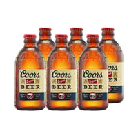 6x Cervezas Coors Original Botellín 355cc