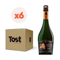 6x Espumante Bestia Negra Brut 12,5° 750cc