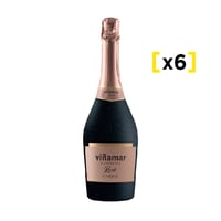 6x Espumante Viñamar Rose Unique Botella 750cc