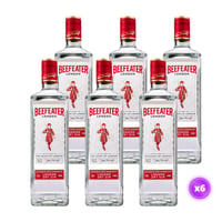 6x Gin Beefeater - London Dry - 750ml