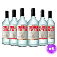 6x Gin Boolton Dry Gin 40˚ - 1L