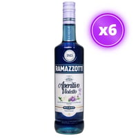 6x Licor Aperitivo Ramazzotti Violetto 750ml