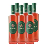 6x Licor Aperitivo Sin Alcohol Aurelia Spritz Rosato 750cc