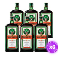 6x Licor de Hierbas Jagermeister - 700ml
