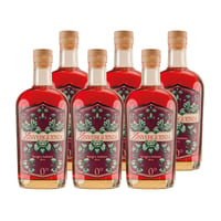 6x Licor Zinverguenza Bitter Sin Alcohol 750cc