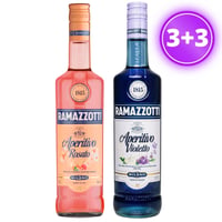 6X Ramazzotti 750ml 3 Rosato + 3 Violetto.