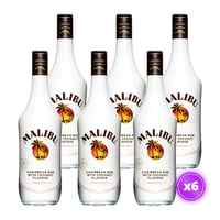 6x Ron Malibu Coconut - 750ml