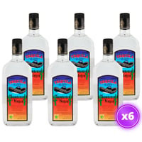 6x Tequila Sombrero Negro - Blanco - 750ml
