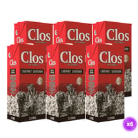 6x Vino Clos de Pirque - Cabernet Sauvignon Tetra 2L
