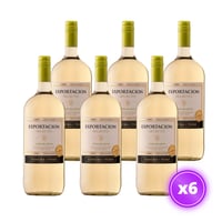 6x Vino Exportación Selecto - Vino Blanco Botellón 1.5L