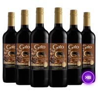 6x Vino Gato Selección Dulce Chocolate - 750ml