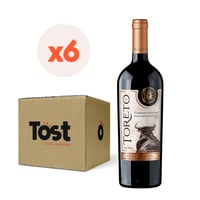 6x Vino Toreto Gran Reserva Cabernet Sauvignon 750cc