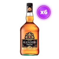 6x Whisky Blenders Pride 1 Litro
