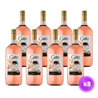 8x Vino Gato Dulce Botellón - Rosé  - 1.5L