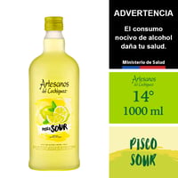 Artesanos Del Cochiguaz Sour 14° 1,0 Lt.