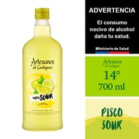 Artesanos Del Cochiguaz Sour 14° 700 Ml.