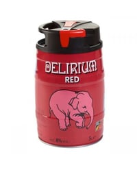 Barril Cerveza Delirium - Red 5 Litros 8°