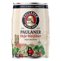 Barril Cerveza Paulaner Weissbier Lager 5L