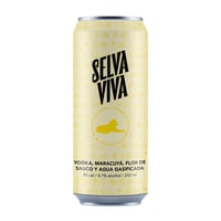 Bebida Premium Selva Viva Vodka Maracuyá Flor de Sauco 310cc