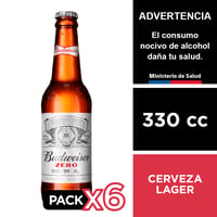 Budweiser Zero 6 X 330 Cc