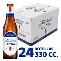 Caja 24 un. Cerveza Michelob Ultra Botella 4.2° 330 cc