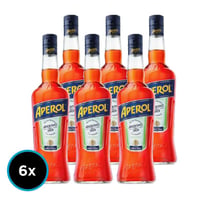 CAJA APEROL: 6x Licor Aperitivo Aperol 750cc