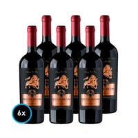 CAJA BESTIA NEGRA (Carmenere): 6x Vinos Bestia Negra Carmenere 750cc