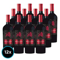 CAJA BESTIA ROJA (Cabernet): 12x Vino Bestia Roja Gran Reserva Cabernet Sauvignon 750cc