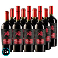 CAJA BESTIA ROJA (Carmenere): 12x Vino Bestia Roja Gran Reserva Carmenere 750cc