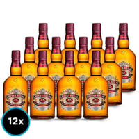 CAJA Chivas Regal 12 Años: 12x Whisky Chivas Regal 12 Años 750cc