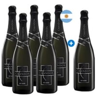 Caja de 6 Espumante Chandon Brut Nature 750cc 5*6 (PAGUE 5, LLEVE 6) Semanal