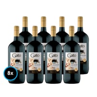 CAJA GATO SELECCIÓN DULCE: 8x Vino Gato Selección Dulce 1,5 Lts.
