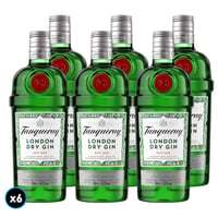 CAJA GIN TANQUERAY: 6x Gin Tanqueray 700cc 43.1ºalc.