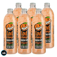 CAJA JUGO LOVE ORANGE: 6x Jugo Love Orange Original 2 Lts.