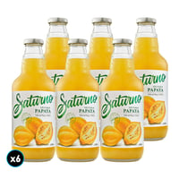 CAJA JUGO SATURNO PAPAYA: 6x Jugos Saturno Papaya 1 Lt.