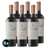 CAJA ODFJELL ANCLA: 6x Vino Odfjell Ancla Gran Reserva Cabernet Sauvignon 750cc