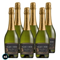 CAJA OLAS DEL SUR EXTRA BRUT: 6x Espumante Olas del Sur Extra Brut 750cc