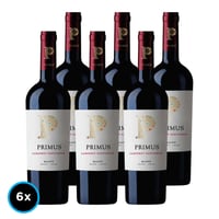 CAJA PRIMUS ORGÁNICO (Cabernet Sauvignon): 6x Vino Primus Cabernet Sauvignon Orgánico 750cc