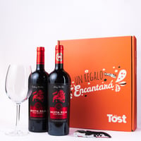 Caja Tost Vino Bestia Roja Gran Reserva