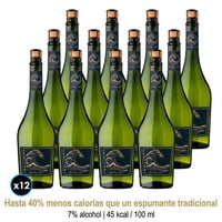 CAJA VERTICAL SPARKLING LIGHT: 12x Espumante Vertical Sparkling Light 750cc 7° alc.