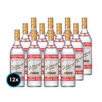 CAJA VODKA STOLICHNAYA 1 LITRO: 12x Vodka Stolichnaya 1 Litro