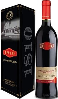 Casa Donoso 1810 Cabernet Sauvignon / Carmenere 2022 En Estuche