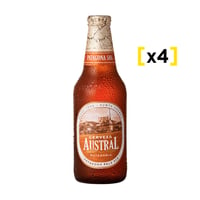 Cerveza Austral Patagona Pale Ale Botella 330cc X4