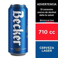 Cerveza Becker 4,5° 710 Cc.