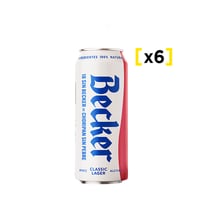Cerveza Becker Lata 473 Cc X6