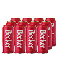 Cerveza Becker Roja Lata 473 Cc X12