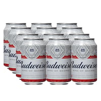 Cerveza Budweiser Lata 354cc X12