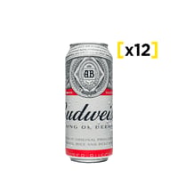 Cerveza Budweiser Lata 473 Cc X12