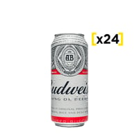 Cerveza Budweiser Lata 473 Cc X24