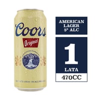 Cerveza Coors original lata 470 cc